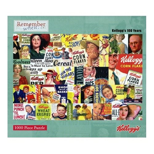 610XA8NMW7L Pressman Kelloggs 100 years 1000 Piece Jigsaw Puzzle