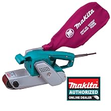 Makita 9924DB 7.8 Amp 3-Inch by 24-Inch Belt Sander with Cloth Dust Bag