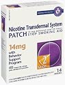 Novartis Nicotine Transdermal System Stop Smoking Aid Patch, Step 2, 14 mg - 14 Ea