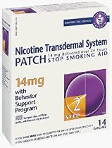 Novartis Nicotine Transdermal System Stop Smoking Aid Patch, Step 2, 14 mg - 14 Ea