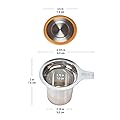 Tiesta Tea Brewbasket Stainless Steel Infuser Basket for Loose Leaf