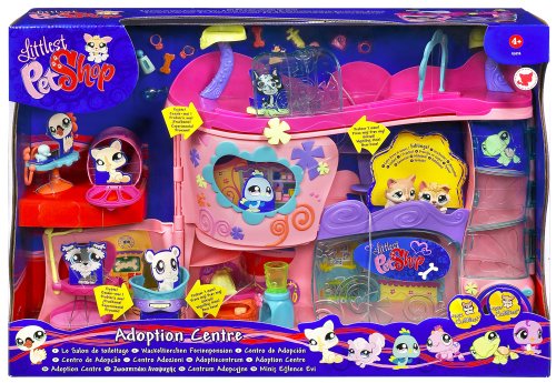 Hasbro 90873148 - Littlest Pet Shop, Wackeltierchen Ferienpension inkl 2 Wackeltierchen