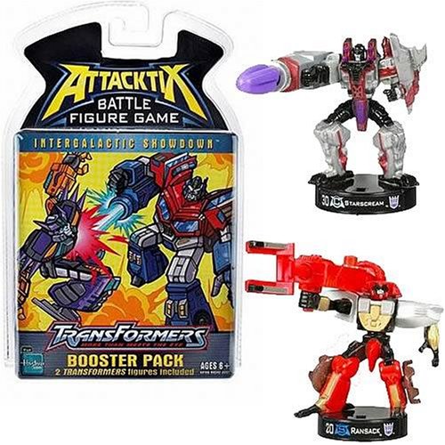 Childrens Toyshop  Toys : Attacktix Intergalactic Showdown Transformers Booster Pack