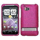 HTC ADR6400 Thunderbolt Hot Pink Diamante Diamond Protector Cover Case