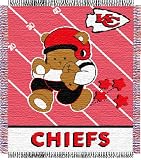 Kansas City Chiefs - NFL baby 36"x 46" Triple Woven Jacquard Throw - 36x46