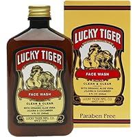 Lucky Tiger Face Wash, 8 Ounce