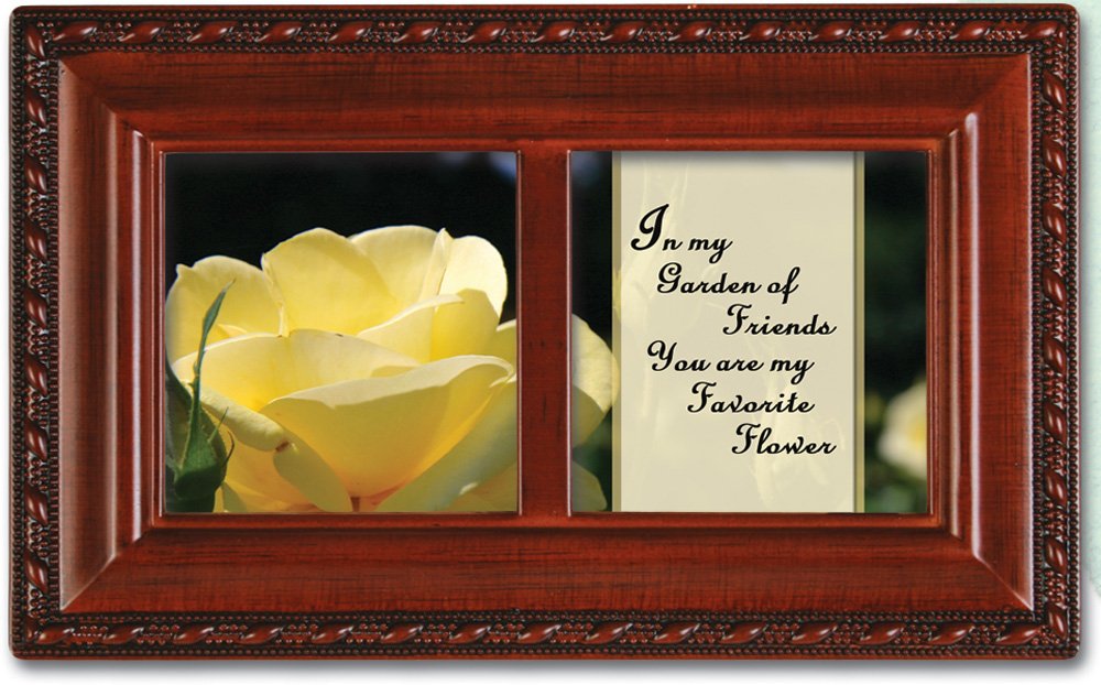 Amazon.com - Yellow Rose Flower Friend Friendship Petite Woodgrain ... Amazon.com - Yellow Rose Flower Friend Friendship Petite Woodgrain ...