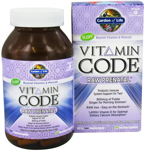 Garden of Life Vitamin Code Raw Prenatal Multivitamins, 180 Count Garden of Life Vitamin Code Raw Prenatal Multivitamins, 180 Count