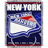 New York Rangers NHL Triple Woven Jacquard Throw (019 Series) (48x60)