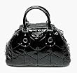 Prada Authentic Chevron Dome Bowler Handbag Bag