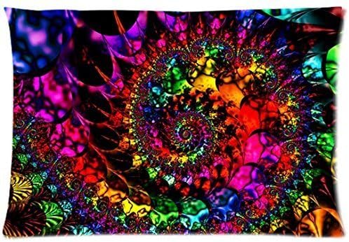 Denise Love Tie Dye Go With Flower,body pillow case 20x30inch (Two sides)