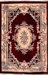 Hand Tufted Rugs: Imperial Burgundy Wool Rug: 2' x 10' Runner