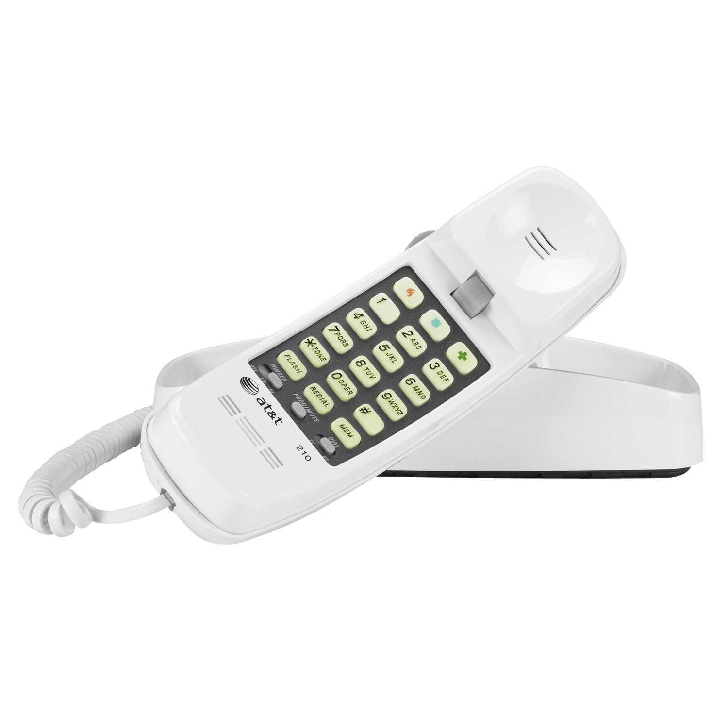 AT&T New White Corded Home Desk Wall Mount Landline Phone Telephone