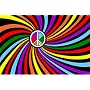 Rainbow Peace Flag Polyester 3 ft. x 5 ft.