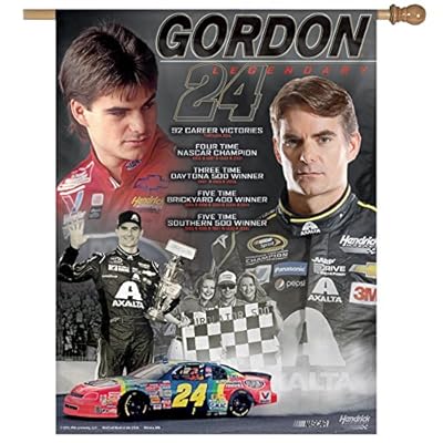 NASCAR Jeff Gordon Retirement Vertical Flag, 27 x 37"