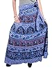 Wrap Skirt Ethnic Printed Cotton Purple Wrap Around Skirt Beach Dress