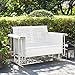 Crosley Furniture Bates Loveseat Glider - Red