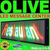 3 Color LED Sign - Programmable Scrolling Message Board 22
