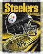 Pittsburgh Steelers Spiral Series Jacquard Throw Blanket - NFL Football Fan Shop Team Merchandise