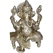 Religious Gift God Ganesha for Luck & Prosperity Brass Statue Sculpture Art