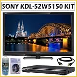 Sony BRAVIA  KDL-52W5150 52-INCH 1080p LCD HDTV + DVD Accessory Kit