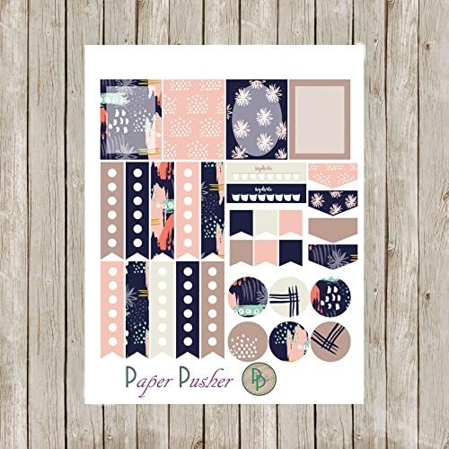 Abstract Planner Stickers To Fit Most Any Planner, Happy Planner, Erin Condren, Plum Paper Planner Accessories