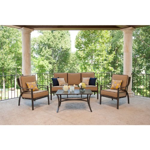 Outdoor Dining Set Luxurious Jax 4 Piece Authentic Lazboy Patio