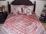 7P Red King Luxury Duvet Bed Coverlet Bedding Bedspread