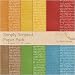 Digital Scrapbooking Papers - Simply Scripted Paper Pack