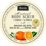 Body Scrub - Natural Dead Sea Salt Detox - Orange Vanilla