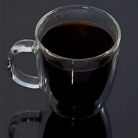 Bodum Bistro Double-Wall Insulated 10-Ounce Glass Mug, Set of 2