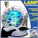 Golf animated Lamp w/Lighted Fish Aquarium