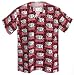 UA University of Alabama Logo Scrubs Top Shirt-Size XXL- 100% Natural Cotton - NOT a CHEAP BLEND - For HIM or HER- GIFT Ideas for Man Men Woman Women Ladies Nurses MOM Mother or DAD Father