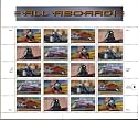 1999 TRAINS - ALL ABOARD! #3337a Pane of 20 x 33 cent US Postage Stamps