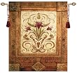 Crimson Blossom Cotton Grande' Wall Hanging 35 x 41