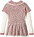 Little Lass Girls' 2 Piece Sweater Set Belted Marled
