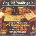 Various:  English Madrigals, S