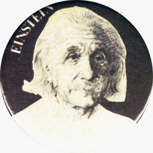 Albert Einstein (Torso Shot) - 1 1/2 Button / Pin