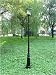GamaSonic 94001 GS-94S Solar Lamp Post in Black