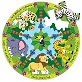 Melissa & Doug Zoo Friends Fresh Start Circular Floor Puzzle
