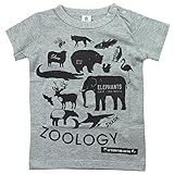 《H28年夏物》JEANS-b(ジーンズベー) 製品洗い加工済み スラブ天竺半袖ZOO半袖Tシャツ 110cm/MG NO.B-360136