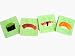 Kitchen & Housewares : Sushi Coasters (4)