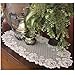 Heritage Lace Cottage Rose 14-Inch by 62-Inch Runner, White