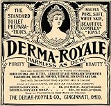 610jSg4  jL. SL160  1904 Ad Derma Royale Company Face Cleanser Tetter Cure   Original Print Ad