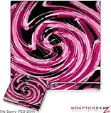 Sony PS3 Slim Skin - Alecias Swirl 02 Hot Pink