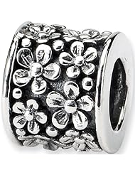 Reflection Beads Silver Multi Bloom Flower Bead