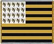Georgia Tech GT Yellow Jackets Throw Blanket Woven Afghan Tapestry 69 x 48