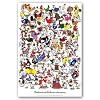 One Hundred Chickens and a Worm by Kevin Whitlark 37"x28" Art Print Poster