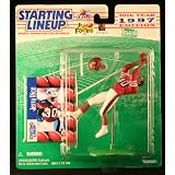 JERRY RICE / SAN FRANCISCO 49ERS 1997 NFL Starting Lineup Action Figure & Exclusive NFL Collector Trading Card