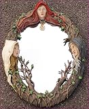 Wiccan Power of Three Large Wall Mirror(2) - Nemesis Now
